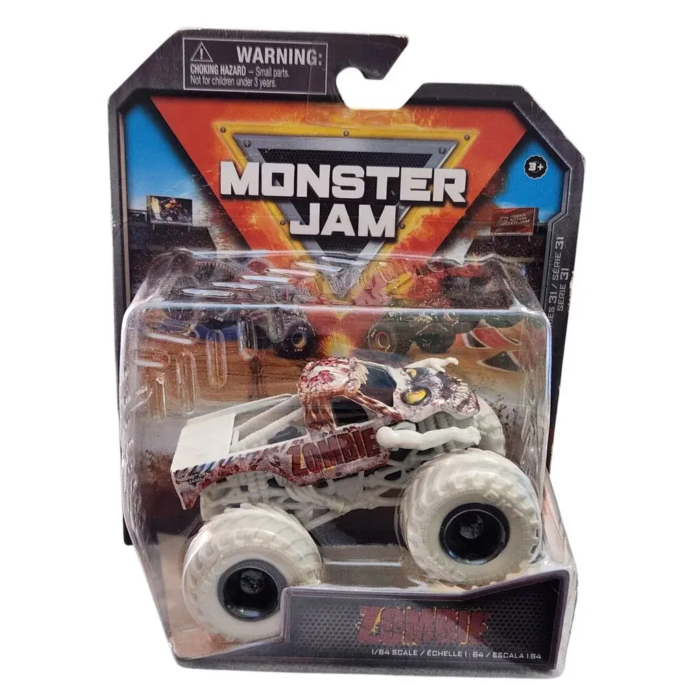 Monster Jam Megalodon Max-D Dragon‎ Calavera Zombie Die-Cast Trucks